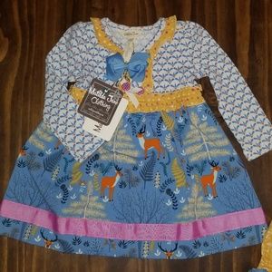 Matilda Jane Deer Dress 6-12 months
